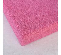 Comodi cuscini imbottiti per interni ed esterni, 60 x 60 x 8 cm, colore rosa, ideali per sala da pranzo e giardino, disponibili anche nelle misure 45 x 45 cm e 50 x 50 cm