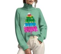 Comodi maglioni natalizi per le donne europee e americane tinta unita sciolto maglione da donna primavera e autunno una parola spalla esposta cappuccio maglione per la vita quotidiana regali di Natale