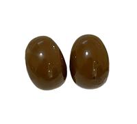 Comodi orecchini in resina a forma di C per le donne, look minimalista che integra qualsiasi ensemble senza sforzo. Orecchini unici, Taglia unica, come descritto