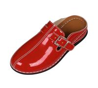 Comodi sandali da donna per la vita quotidiana, sandali chiusi sul davanti, sandali aperti per matrimonio, scarpe estive, traspiranti, comode, 01 rosso., 37 EU