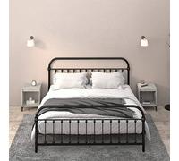 Comodini 2 pz Grigio Cemento 40x35x50 cm Nightstand Set with Storage Space, Engineered Wood Bedside Tables for Bedroom, Modern Cement Gray End Tables with Sturdy Surface for Home Decor