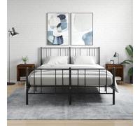 Comodini 2pz Rovere Marrone 40x35x50 cm in Legno Multistrato, Modern Nightstands with Drawer Storage, Bedroom Furniture Set of 2, Compact Size for Small Spaces, Durable Plywood Construction