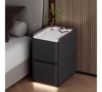 Comodini Con Cassetti, Comodini In Legno, Capienti, Resistenti Ai Graffi E Durevoli, Facili Da Pulire, Adatti for Camere Da Letto E Studi(Black,40CM/15.7IN_2-DRAWERS)