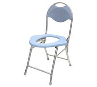 Comodini da comodino Sedia da toilette da bagno Sedile pieghevole da comodino Panca da doccia con telaio in acciaio di sicurezza Cuscinetto antiscivolo for gambe, montaggio senza attrezzi Sedia da doc