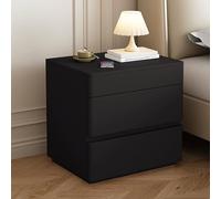 Comodini Farmhouse, Comodino Con Scomparto Nascosto E 2 Cassetti, Maniglia Concava For Certificati, Carte Bancarie E Altri Oggetti Di Valore