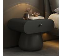 Comodini moderni con cassetti, comodino minimalista in pelle PU con base robusta per camera da letto e soggiorno, mobili eleganti per la decorazione della casa