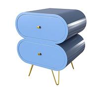 Comodini per camera da letto, comodini unici 2 cassetti comodino in legno con gambe in acciaio inox stile moderno per camera da letto mobili portaoggetti 50,8 cm di altezza accanto al tavolo per