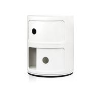 COMODINO 2 ELEMENTI 4966 KARTELL WHITE