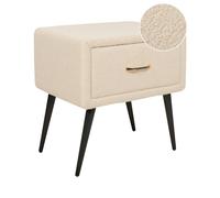 Comodino bou eige e oro con cassetto Flayat