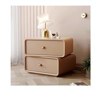 Comodino cassetto comò tutto in legno massello comodino girevole doppio cassetto comodino moderno semplice tinta unita comodino camera da letto comodino rotondo angolare (colore: bianco, dimensioni