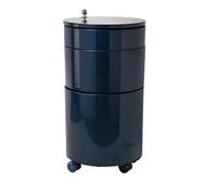 Comodino cilindrico con cassetti creativo tavolino da caffè su ruote moderno piccolo grande comodino per camera da letto soggiorno mobili salvaspazio