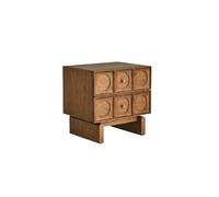Comodino Comodino In Legno Massello Di Noce Tavolino Nordico Tavoli Da Soggiorno