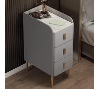 Comodino comodino in legno massiccio tavolo da comodino 3 cassetti mobile stoccaggio mini minimalista camera da letto moderna camera da letto armadio ultra-narrow crevice cabina piena di stelle