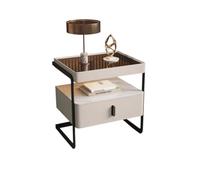 Comodino Comodino In Vetro, Camera Da Letto Di Casa, Camera Da Letto Principale Di Fascia Alta, Semplice E Moderna Tavoli Da Soggiorno