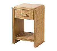 Comodino compatto con cassetto superiore inferiore aperto rack camera da | Camera da letto