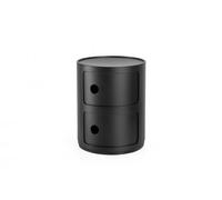 COMODINO COMPONIBILE 2 ELEMENTI BIO NERO MAT ART 4986/09 KARTELL BLACK