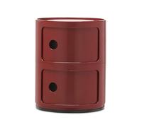 COMODINO COMPONIBILE 2 ELEMENTI BORDEAUX 04966/BO KARTELL RED