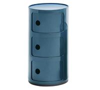COMODINO COMPONIBILE 3 ELEMENTI 0496715 KARTELL BLUE