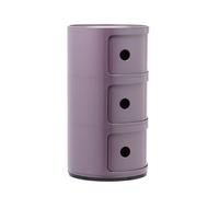 COMODINO COMPONIBILE 3 ELEMENTI 4967/20 PURPLE