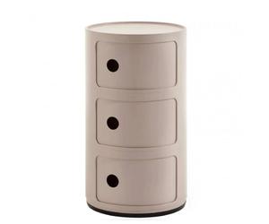 COMODINO COMPONIBILE 3 ELEMENTI BIO 05970/PA PANNA KARTELL WHITE