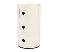 COMODINO COMPONIBILE 3 ELEMENTI OPACO 4988/03 KARTELL WHITE
