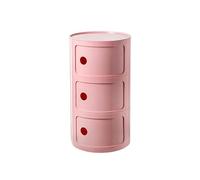 Comodino con cassetti e porta scorrevole, moderno mobiletto per camera da letto, cassettiera a 2/3/4 ripiani