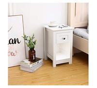 Comodino con cassetto e mensola, design compatto per piccoli spazi, 28 x 31 x 45 cm, arredamento per la casa, soluzione organizzativa