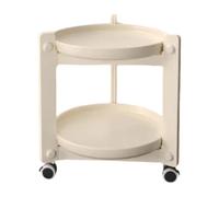 Comodino Con Contenitore, Carrello Mobile Con Ripiani Aperti E Ruote A Doppio Strato, Capacità Di Peso Di 25 Kg, Adatto A Piccoli Spazi(Color5)