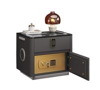 Comodino con porte di ricarica, cassaforte nascosta, luce sensore e altoparlante Bluetooth, comodino integrato per uso camera da letto