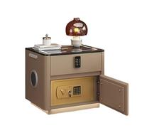 Comodino con porte di ricarica, cassaforte nascosta, luce sensore e altoparlante Bluetooth, comodino integrato per uso camera da letto