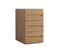 Comodino da camera da letto, minimalista, moderno, con 3 cassetti
