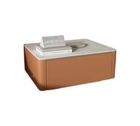 Comodino galleggiante con cassetto e luce sensore, design moderno in legno massello per camera da letto e soggiorno
