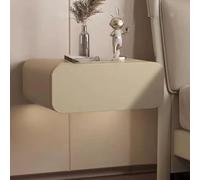 Comodino galleggiante multifunzionale con cassetto, tavolino moderno da parete, mobile compatto per camera da letto per piccoli spazi, pronto all'uso, elegante scrivania per trucco, soluzione