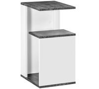 Comodino HOMCOM con 2 ripiani portaoggetti soggiorno 35x29,5x60 cm