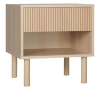 Comodino HOMCOM con cassetti e nicchie, tavolino moderno per camera da letto, soggiorno, dim. 4