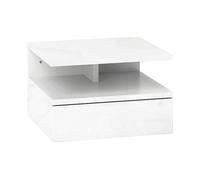 COMODINO HOMCOM IT831-338V04WT - Armadio in truciolare bianco con 1 porta e 1 ripiano