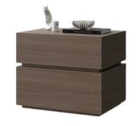 Comodino in legno massello, mobiletto portaoggetti for camera da letto in stile antico Wabi-sabi, piccolo comodino portaoggetti semplice(2,50CM(19.6IN))