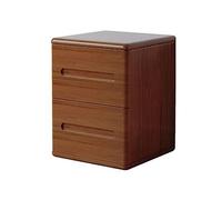 Comodino in legno massello, stile giapponese, stile minimalista, per camera da letto, design semplice nordico con due cassetti