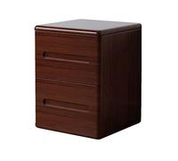 Comodino in legno massello, stile giapponese, stile minimalista, per camera da letto, design semplice nordico con due cassetti