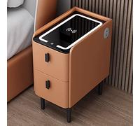 Comodino intelligente a LED con cassetto portaoggetti e design stretto per piccoli spazi, comodino moderno con caratteristiche intelligenti (colore: B 2 Dimensioni: 30 cm/11,8 pollici)