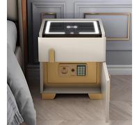 Comodino intelligente con cassetto e stazione di ricarica per camera da letto e ufficio