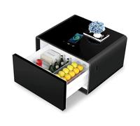 Comodino intelligente con frigorifero integrato e ricarica wireless da 15 W, stile minimalista