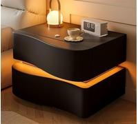 Comodino intelligente con luce touch, comodino moderno per camera da letto, soggiorno, camera degli ospiti