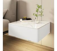 Comodino intelligente per camera da letto con luci, comodino con stazione di ricarica wireless, mobiletto contenitore di lusso con luce, tavolino intelligente adatto per soggiorno, camera da