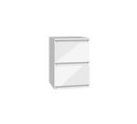 Comodino Malwa M2, BIANCO LUCIDO