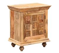 Comodino Marrakesch Orient & Mediterran Interior No Cassetti Mogano 35cm Marrone