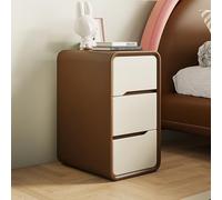 Comodino minimalista in legno con 3 cassetti, comodino moderno per camera da letto, tavolino compatto per piccoli spazi, elegante tavolino per decorare la casa