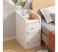 comodino minimalista ultra stretto per comodino di dimensioni ridotte armadio da comodino moderno incrinato (b 20×34×50 cm)