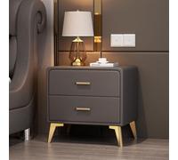 Comodino moderno della metà del secolo minimalista per camera da letto armadio compatto grigio scuro comodino per piccoli spazi 48 cm camera da letto nizer pelliccia