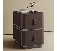 Comodino moderno di fascia alta, in legno, finitura in poliuretano, comodino con 2 cassetti, per camera da letto, divano, comodino, non c'è bisogno di assemblare